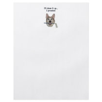 Dog Pee Clean Humor Personalized Flyer