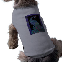 Dog Pet shirt -Proud Peacock