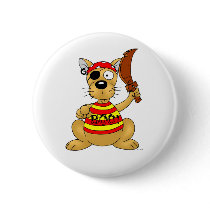 Dog pirate button