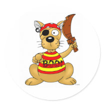Dog pirate stickers by jsoh Dog pirate stickers