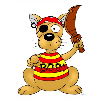 Dog Pirate Tshirt by jsoh