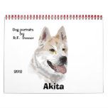 Dog portrait calendar