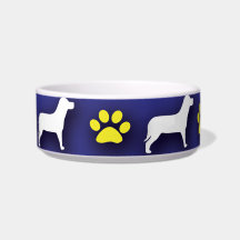 Dog Print Pet Bowl Cat Water Bowls