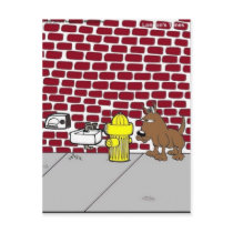 Dog Public Bathrooms Funny Cartoon Tees & Gifts postcards by beardiethor123 Dog Public Bathrooms Funny Cartoon Tees & Gifts postcards