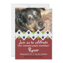 Dog/Puppy Adoption Party Announcement