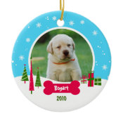 Dog / Puppy Christmas - Winter Wonderland Christmas Tree Ornament
