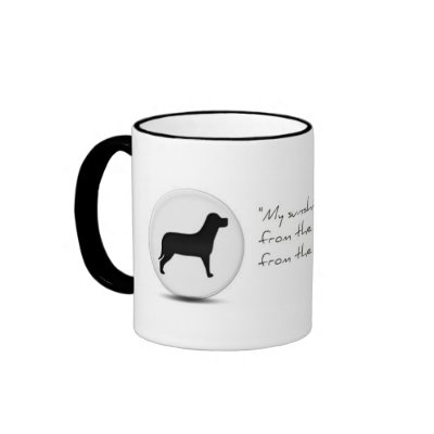 Dog Qoutes 1 Mugs by GrapevineCC My sunshine does not come from the skies