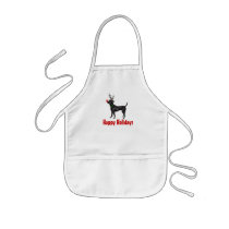 Dog Reindeer Apron