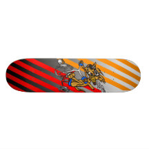 Dog Riding Bike Custom Skateboard