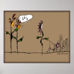 Dog Roses in Manhattan Poster