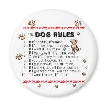 Dog Rules magnets