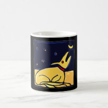 DOG SAND MOON COFFEE MUG