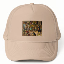 Dog School by Louis Wain hats by VintagePets Dog School by Louis Wain hats