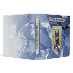 Dog Scrapbook, blue binders