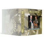 Dog Scrapbook, Gold binders