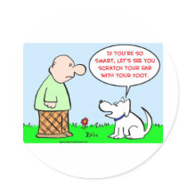 dog scratch ear foot smart stickers by rexfmay dog scratch ear foot smart stickers