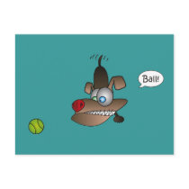 Dog Sees Ball postcards by paulispaul4 Dog Sees Ball postcards