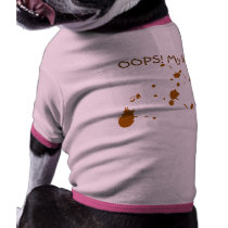 Dog Shirt OOPS! My bad! pet clothing by Lesleysloft Dog Shirt OOPS! My bad! pet clothing