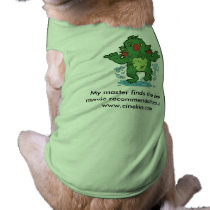 Dog shirt with Chthonikin pet clothing by cinekin Dog shirt with Chthonikin pet clothing
