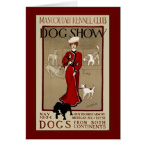Dog Show Greeting Card