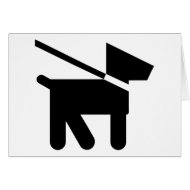Dog Silhouette! card