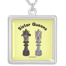 Dog Sister Chess Queens Jewelry