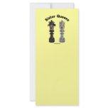 Dog Sister Chess Queens Customized Rack Card