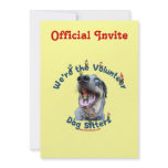 Dog Sitter Gnomes Invite