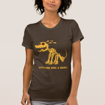 Dog Skeleton Black shirt