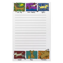 Dog Sports Stationery (Lined)