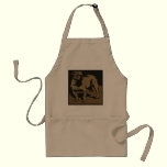 Dog - Square Animals Illustration aprons