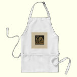 Dog - Square Animals Illustration aprons