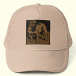Dog - Square Animals Illustration hats