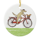 Dog & Squirrel Friends Christmas Tree Ornament