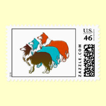 Dog Stamps - Collies in Confirmation Postage