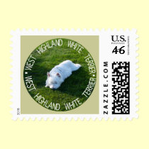 Dog Stamps - West Highland White Terrier Postage stamps