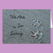 Dog Sympathy cards