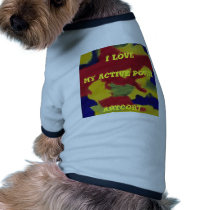 DOG T-SHIRT - I LOVE MY ACTIVE PORTI pet clothing