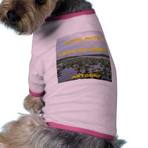 DOG T-SHIRT - I LOVE WATER / LET'S GO GREEN! pet clothing