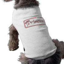 Dog T-Shirt Pet Clothing Princess Pink pet clothing