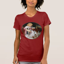 Dog T-Shirt:  Tea Time for Fox Terrier Puppies