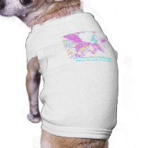 Dog T-Shirt with Fibromyalgia Wishes pet clothing