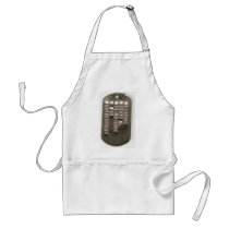 dog tag aprons