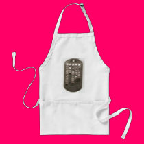 dog tag aprons