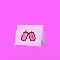 Dog Tag Card cards