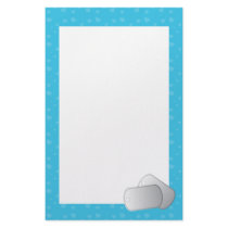 Dog Tags Love (blue) stationery