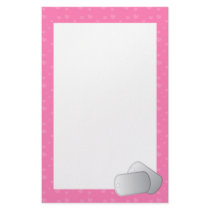 Dog Tags Love (pink) stationery