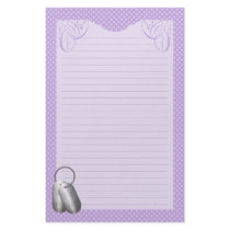 Dog Tags N Dots Customized Stationery