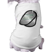 DOG TAGS TSHIRT pet clothing by funny_tshirt DOG TAGS TSHIRT pet clothing