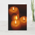 Candles and Dog Tags Card